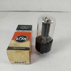 RCA 6K6GT & 6SK7-GT/G Smoked Glass Vintage Vacuum Tube Lot Untested
