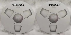 One Pair 10.5” Black TEAC Tape reel High Quality Aluminum Take Up Reel