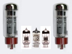 EL34 pair 12AX7/ECC83 X 1 12AU7/ECC82 x 2 Valve kit for AMI i Jukebox