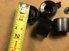 4 New Marantz FEET w/ hardware for Vintage 2270 2230 2245 Receiver Foot Parts .