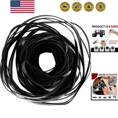 Cassette Player Belts Replacement Kit, Mixed Flat Rubber Belts for Recorder R…