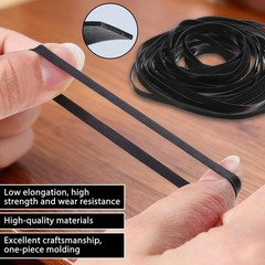 50PCS For Cassette Player Recorder Repair Replacement Square Rubber Drive Belt