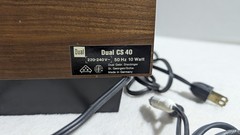 DUAL 1229 Turntable Ch21 Folding Dust Cover Walnut Auto Stop Start Shure M91ED