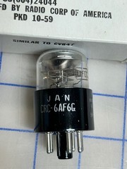 RCA 6AF6G Magic Eye Vacuum Tube – NOS