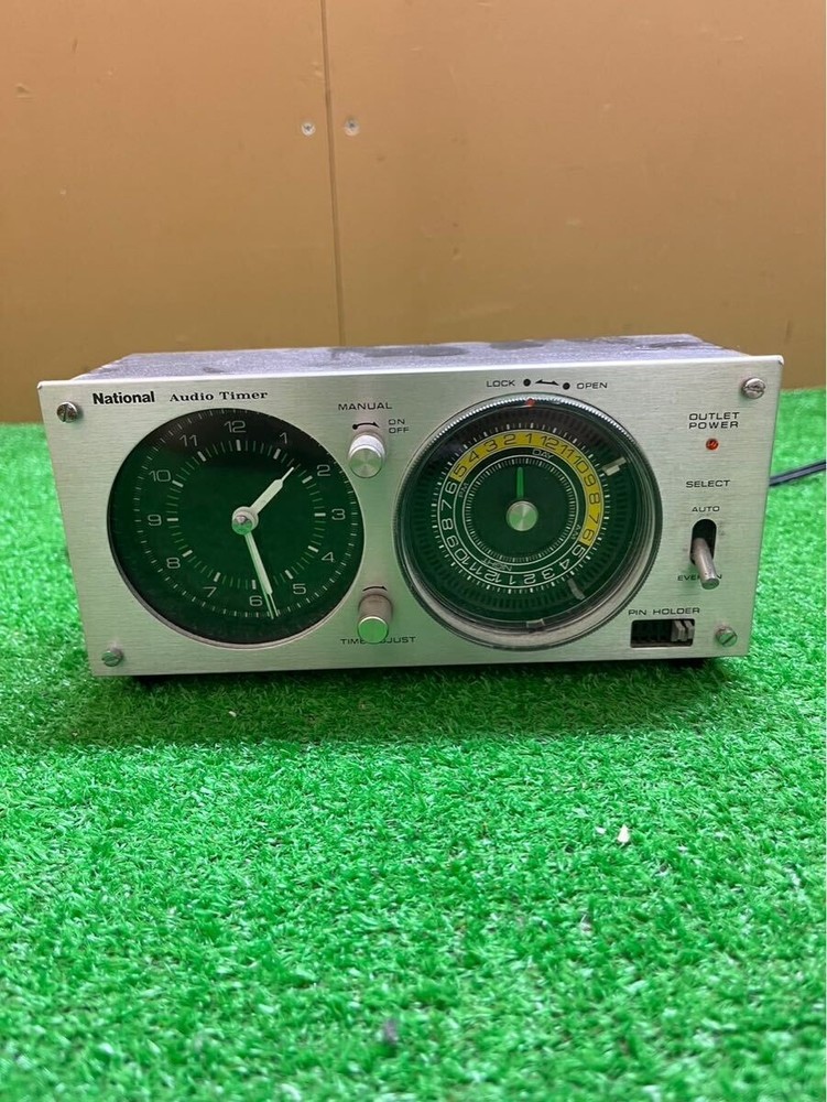National Pnasonic Analog Audio Timer TE61 Clock Vintage free shipping ②