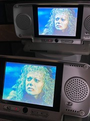 RARE Audiovox VBP3000 Video in a Bag Dual 5″ Screens + Extra Screen Bag Antenna