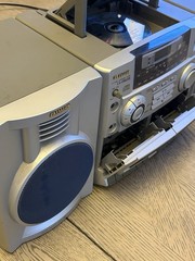 Aiwa CD Carry Component System stereo CA-DW235 Original Ghetto Blaster 80’s