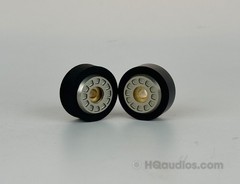 Pair of Pioneer RT-707/701 Pinch Rollers – Precision Replacement –Silver–1Yr WRT