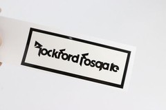 Rockford Fosgate logo badge Sticker Decal waterproof 108mm(4.25″)X40mm(1.57″)