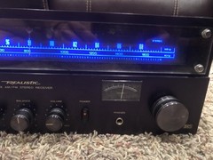 REALISTIC STA-78 AM FM Stereo Wood Veneer Works Please Read