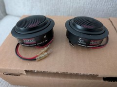 Old School Altec Lansing Neodymium Tweeters Pair Vintage Audio