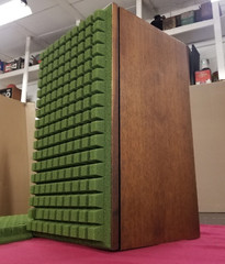 Retro Green.. ‘Sculptured Air’ Foam Grill Inserts..JBL L-100 Century Speakers