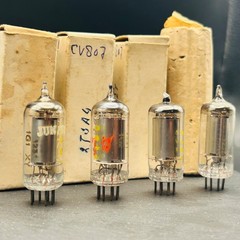 4x CV807 / 3A4 / DL93 Tubes Philips Haltron KB/D Tested Strong