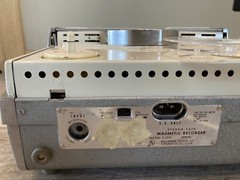 Vintage Wollensak T-1500 Reel to Reel Tape Recorder and audiotex head-demag