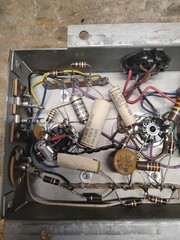 Vintage Hammond Organ AO-64 Amp Chassis 12AX7 EF86 Vacuum Tubes MAKE OFFER!