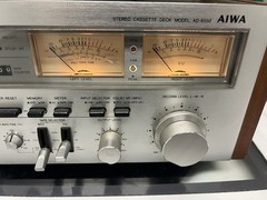 AIWA AD6550 CASSETTE DECK Powers On, Cassette Opens