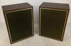 Vintage Soundesign Book Shelf 5 Inch Speakers 606 Set x2 (Tested Working) 10×8″