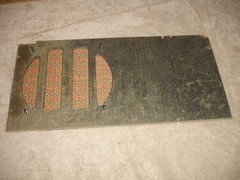 Vintage Tweed Speaker Covers from 1960s Magnavox Console approx 16×8