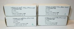 Amperex 6922 Tube Matched Quad Gold Pins NOS Tested Very Strong Original Boxes