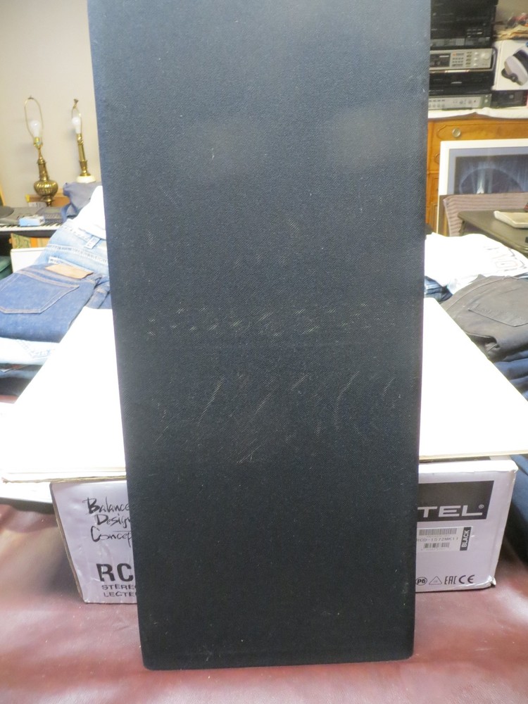 REALISTIC T-120 SPEAKERS/GRILLS W/ BRAND NEW PREMIUM BLACK MELLOTONE GRILL CLOTH