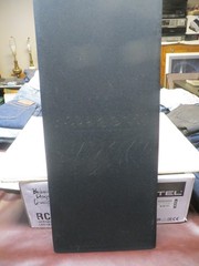 REALISTIC T-120 SPEAKERS/GRILLS W/ BRAND NEW PREMIUM BLACK MELLOTONE GRILL CLOTH