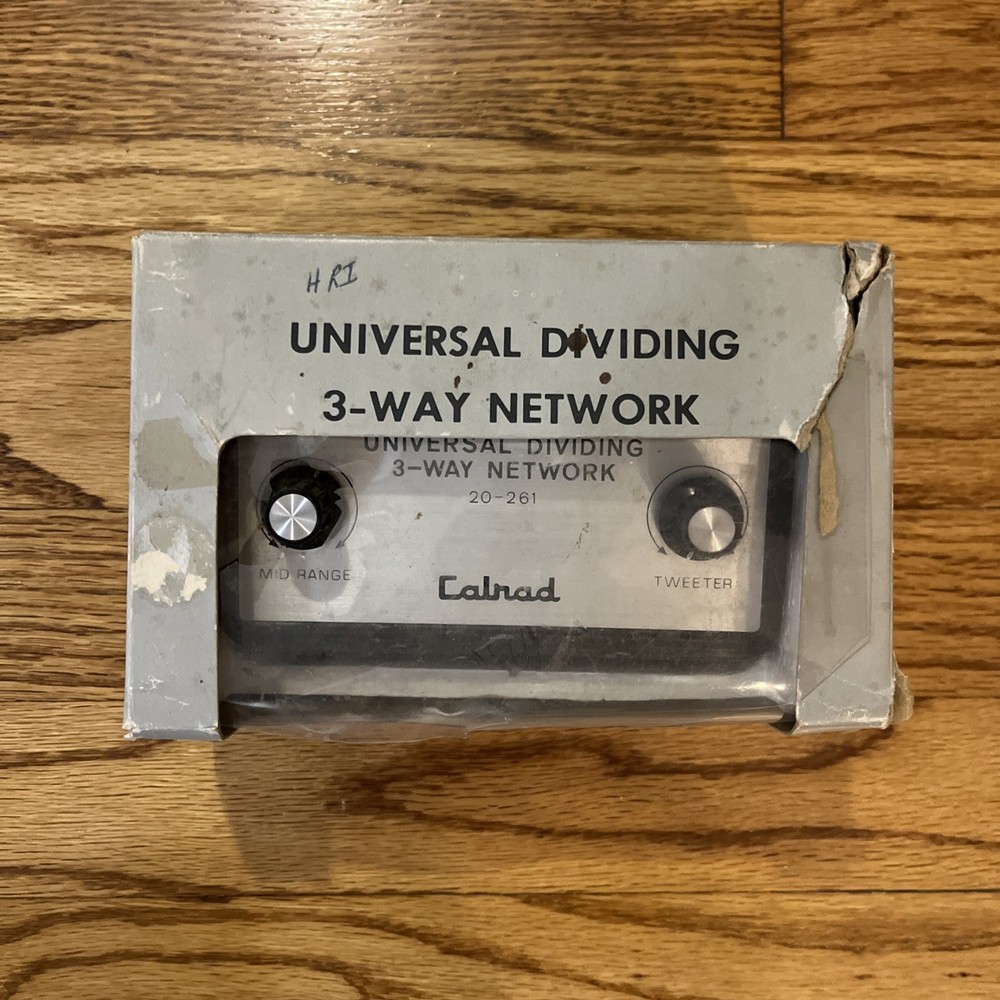 CALRAD 20-261 Universal Dividing 3-Way Network CN-3 Electronics AudioBox Vintage