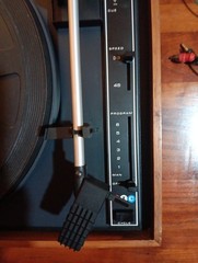 BIC 940 Manual Belt-Drive Turntable Beautiful Walnut Frame USA Made 1974 WORKS