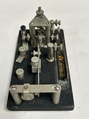 Vtg Antique Lionel Signal Corps Type J-36 Telegraph Morse Code Key (A30)