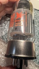 Date & Gm Matched Pair Sovtek 6550 WE 2007 Welded, Dual O Getters Russian Tanks