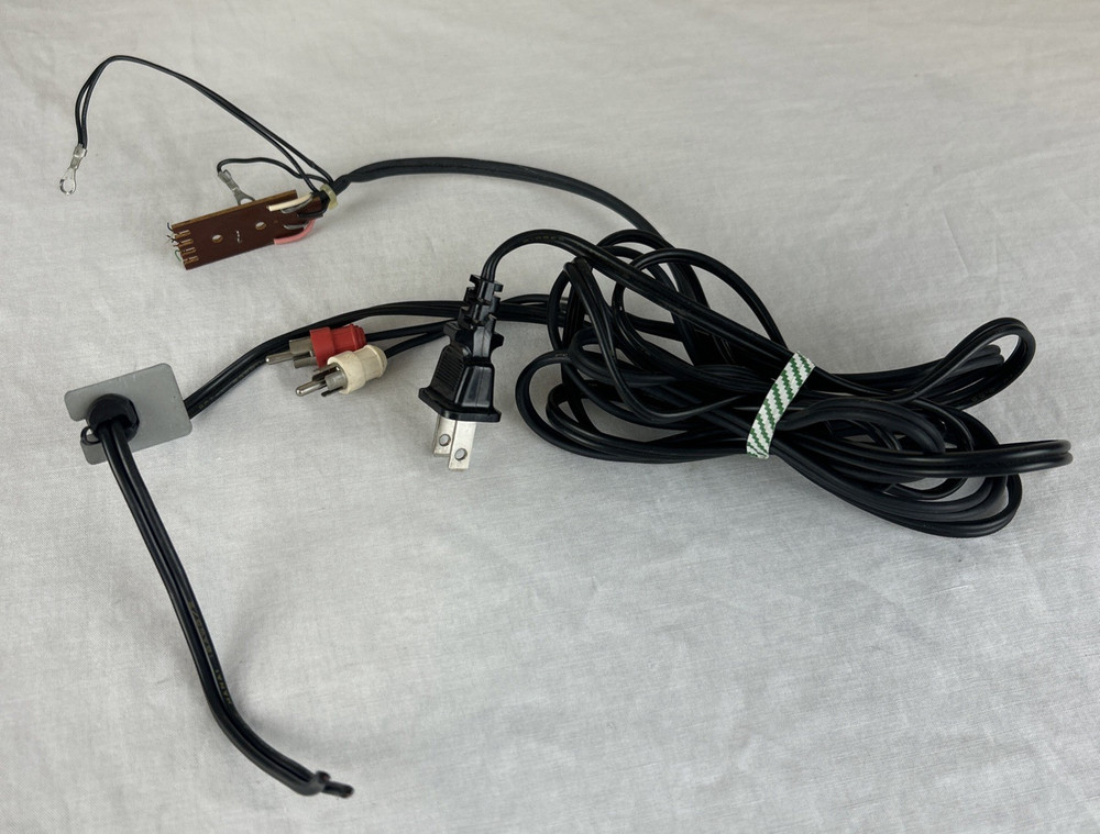 JVC L-A10 Power Cord w/ RCA Cable Turntable Part Original