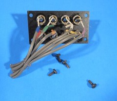 SHERWOOD S-7110 RECEIVER RCA INPUT CONNECTORS PARTS / REPAIR XLNT CONDITION!