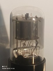 ECC33 MULLARD very rare tube, 100 %. matched both triode.