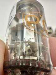 LOT OF 4 – AMPEREX – 6DJ8 / ECC88 – VACUUM TUBES – TESTED