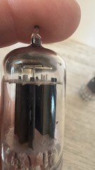 TUNGSOL NOS 12AX7 Long Plates D [] Getter Matched Pair 1952