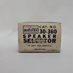Vintage AudioTex Hi Fi Speaker Control Cat # 30-360
