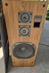 Vintage Sony SS-U520 3 Way Floor Speaker Tested/ Working