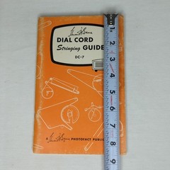Dial Cord Stringing Guide, DC-7 Sam’s Photofacts 1959