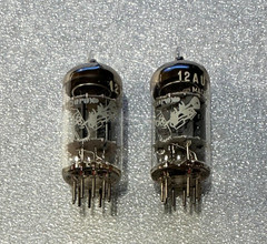 Pair Amperex Bugle Boy 12AU7/ ECC82