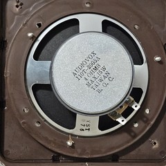 Lot 2 Vintage RV Speakers Audiovox 110T 2005A 4 OHMS 15W Taiwan – UNTESTED