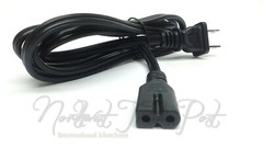 Roberts Power Cord for Vtg Reel to Reel Tape Recorder 2-Round Prong 5/16″ Spaced