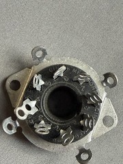 Vintage Cinch 8 pin Octal Tube Socket, recessed under chassis mount, guitar amp