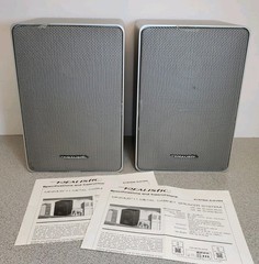 Realistic Tandy Minimus-11 Bookshelf Speaker Silver 50W 8-Ohm 40-2035A Japan
