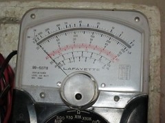 Vintage Lafayette Model 99-50718 Analog Multi-Meter, Used