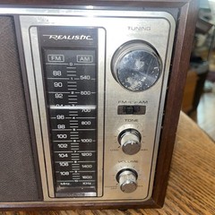 Realistic MTA-12 AM FM Table Radio Wood Grain Vintage Radio Shack Tested Working