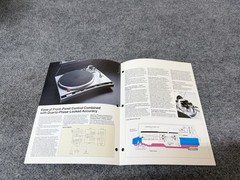 ⭐️ Original Technics SL-Q3 Stereo Turntable Dealer Sales Brochure NICE! ⭐️