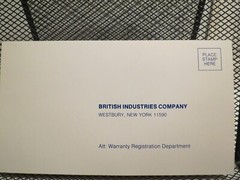 Vintage 1970’s BIC 1000 Turntable Owner’s Manual, Warranty Card & More – Nice