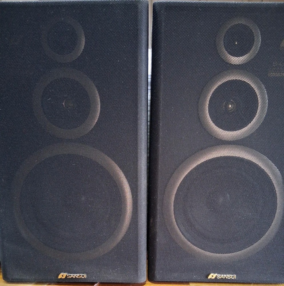 Sansui 3- Way Speakers S-U370 – Vintage – 50 Watts, 8 Ohms