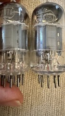 NOS Matched Pair RCA 12AX7A ECC83 12AX7 phono Grade Audio Tubes