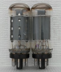 Strong Matched Pair of GE General Electric 7591A Vacuum Tubes : Coin Base