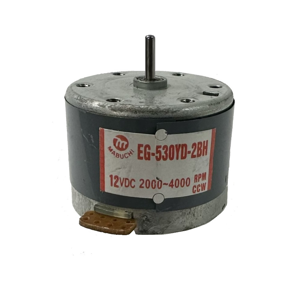 Mabuchi EG530YD-2BH 12V DC Motor 2000/4000rpm 2-speed CCW Vintage Cassette Deck